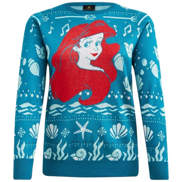torrid Sweaters - 2X - DISNEY x TORRID - LITTLE MERMAID Ariel Fair Isle Sweater NEW